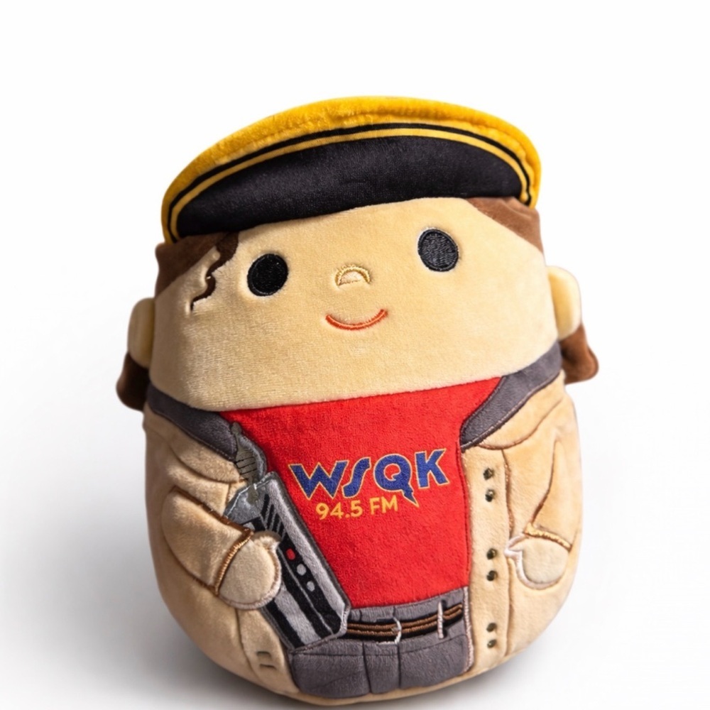 Stranger Things Dustin Squishmallow 8” | WSQK 94.5 FM Plush | Netflix Exclusive